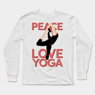 Vintage Yoga lady Long Sleeve T-Shirt